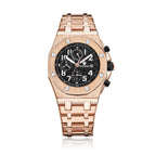 KIMSDUN Men's Watch Fashion Steel Band Three Eyes Waterproof Multifunctional Automatic Mechanical men's casual Watch K-1222A