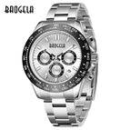 2022 New BAOGELA Men's Watch Multifunctional Steel Calendar Luminous Waterproof Quartz Watch 2210