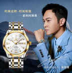 OLEVS Men's watch quartz watch double calendar business luminous children's watch men's watch 5513