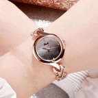 GEDI 3015 Fashion Casual Watch Hot Sale WomenElegant Luxury Stainless Steel Waterproof Ladies Analog Quartz Wristwatch