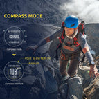 NORTH EDGE AQUA 5800mAh New Arrival Original Men's Professional Diving Computer Watch Scuba Male Watches Free Diving Waterproof 100M Altimeter Barometer Compass