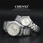 Chenxi Couple Watch 021 Steel Belt Women's and men quartz fashion casual Watch CX-021