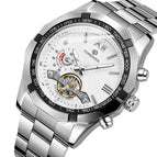 New Forsining Mechanical Watch Men's Fashion Casual Flywheel Toy Automatic Mechanical Watch SLZe260