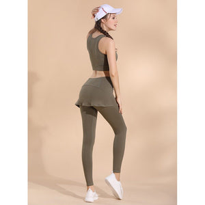 Women's sports set quick drying slim running yoga outdoor clothing B5016 k5016