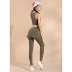 Women's sports set quick drying slim running yoga outdoor clothing B5016 k5016
