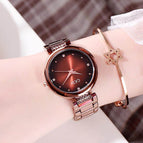 GEDI 14006 Fashion Casual Watch Hot Sale Women Elegant Luxury Stainless Steel Waterproof Ladies Analog Quartz Wristwatch
