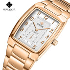 WWOOR Steel Belt 8837-2 Ladies Watch Exquisite Fashion Women's Watch Business Waterproof Quartz Women's Watch