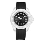 BESTWIN men's watch fashion silicone transparent waterproof quartz men's casual watch 6658
