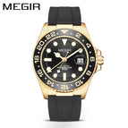 Megir Men's Watch Stainless Steel fashion Watch New Calendar men's casual quartz Watch 8403