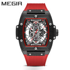 New Megir Men's Watch Best-Seller Douyin Fashion Square Luminous Sports Watch men casual 8109