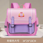 New primary school students horizontal schoolbag boys and girls refrigerator-style open door girls schoolbag large-capacity children's bag 5611