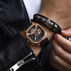 Men's watch high-end square watch men's luminous waterproof men's watch quartz watch A8253G