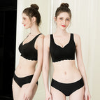 Plus size sports Bra vest underwear women 200 kg seamless rims bra ultra-thin plus sleep bra 1875