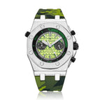 KIMSDUN men's watch fashion multi-functional silicone sports waterproof quartz business watch K-1223B