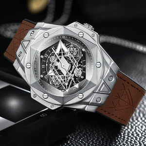 ONOLA ON3816 Fashion Men's Watch Waterproof Silicone Band Quartz Men's Watch