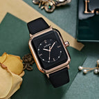 New arrival artistic luminous quartz watches women's net red fashion silicone small square watch women's watch