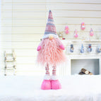 Christmas new telescopic rod faceless doll window Christmas decoration supplies dwarf Santa Claus Christmas decoration supplies