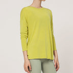 Yoga Clothing Top Women's Long-Sleeved Back Blouse Loose Quick-Drying Sports Jacket Pilates Workout Clothes T190607