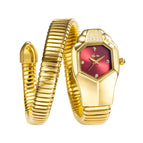 MISSFOX watch women's new trend casual temperament waterproof senior snake-shaped ladies watch 2809