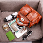 2021 new retro fashion portable messenger female bag mul-tifunctional travel bag 219