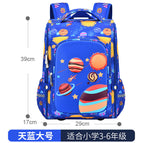 New primary school students cartoon school bag girl boy one-piece open large-capacity children's bag 5620