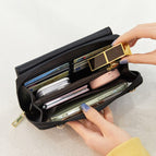 Touch screen mobile phone bag messenger mini bag 2022 new RFID anti-theft brush wallet women's long all-match women's bag SJ627