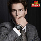 OLMECA watch men's concept automatic non-mechanical watch sports fashion luminous waterproof men's watch 905
