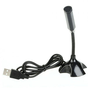 Portable Usb Stereo Studio Mic Ktv Karaoke Mini Microphone For PC Laptop Computer Notebook Handheld Audio Microphone