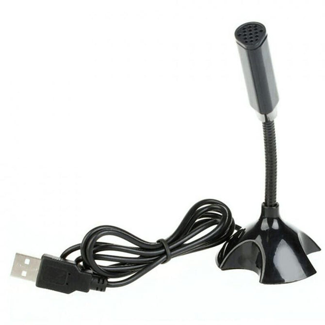Portable Usb Stereo Studio Mic Ktv Karaoke Mini Microphone For PC Laptop Computer Notebook Handheld Audio Microphone