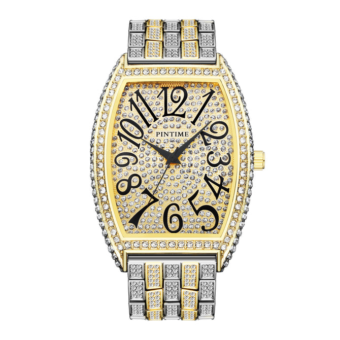 PINTIME Watch Men's Outer Fashion Trend Diamond Watch Sports quartz men watch 2851