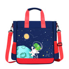 Primary school student tutoring bag boys and girls diagonal handbags light and large capacity BX09