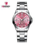 CHENXI Waterproof Watch Women's Watch Student Watch Couple Watch lady Quartz Watch CX-019A Steel