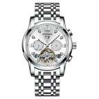KIMSDUN men's watch diamond tourbillon hollow automatic mechanical watch men's watch waterproof men casual watch K-1895A