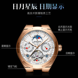 Fashion Men's China Mechanical High-end Automatic Pin Buckle Through Bottom Watch JYD-J065