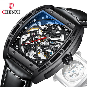 CHENXI fashion men's watch New Barrel Richard Skeleton Fully Automatic Mechanical casual Watch CX-8845