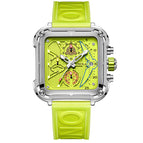 ONOLA ON6831 watch for men unique square watch men's multifunctional quartz waterproof tape watch