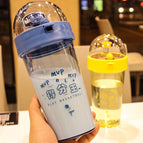 500ml MVP Basketball Water Bottle Students' Basketball Fun Shooting Bottle Cup For Kids Students