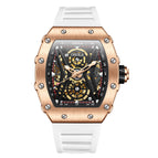 ONOLA ON6828men's watch Fashion Sports Automatic Mechanical Watch Men's Silicone Strap Waterproof Watch