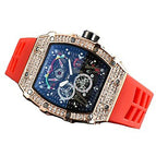 Watch for mem Richard European-Style Diamond Quartz Watch Fashion Sports Barrel-Shaped in Stock 9791