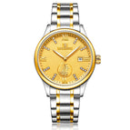 LAOGESHI casual calendar couple watch fine waterproof automatic mechanical men and women watch