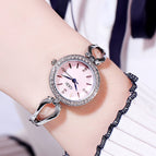 GEDI Light Luxury Diamond Student's Watch Versatile Fashion Waterproof Alloy Watch Women's Bracelet Quartz Watch women watch 1150