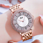 GEDI Women watch fashion simple diamond waterproof office lady casual trend quartz watch 51028