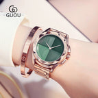 Fashion GUOU 8815 Watches Women Top Luxury Ladies Watch Blush Paragraph Tide Quartz Watch Fashion Trend Stainless Steel Women Watch