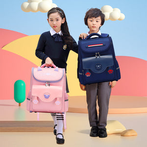 New schoolbags for primary school students 2022 girls' backpacks to reduce the burden and protect the ridges for children's backpacks boys 90064