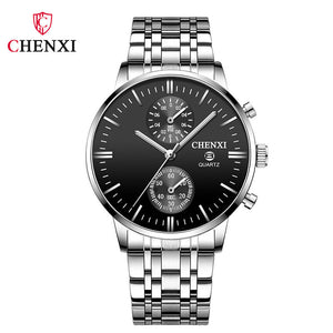 CHENXI Men's Watch 071 Quartz Watch Fashion Men's Watch waterproof calendar men casual watch CX-071A