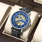 2022 new KIMSDUN watch men's hollow automatic mechanical watch waterproof luminous fashion men's casual watch K-2027A