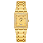 WWOOR Women's watch Waterproof Square SteelQuartz Watch Diamond Leisure Fashion Women's Watch 8858L