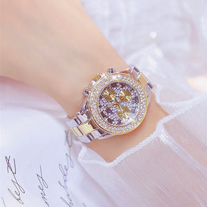 BS New Hot Sale Watch Three Needle Decorated Full Diamond Women's Watch FA1245