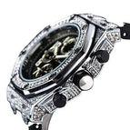 Watch for men New Diamond Quartz Watch Vintage Engraving Six-Pin Multi-Functional Leisure Watch 1012