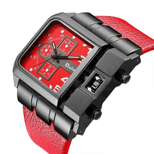 Oulm 3364 Big dial Watches Casual Wristwatch Square Dial Wide Strap Men's Quartz Watch Luxury Brand Male Clock Super watch for Men
